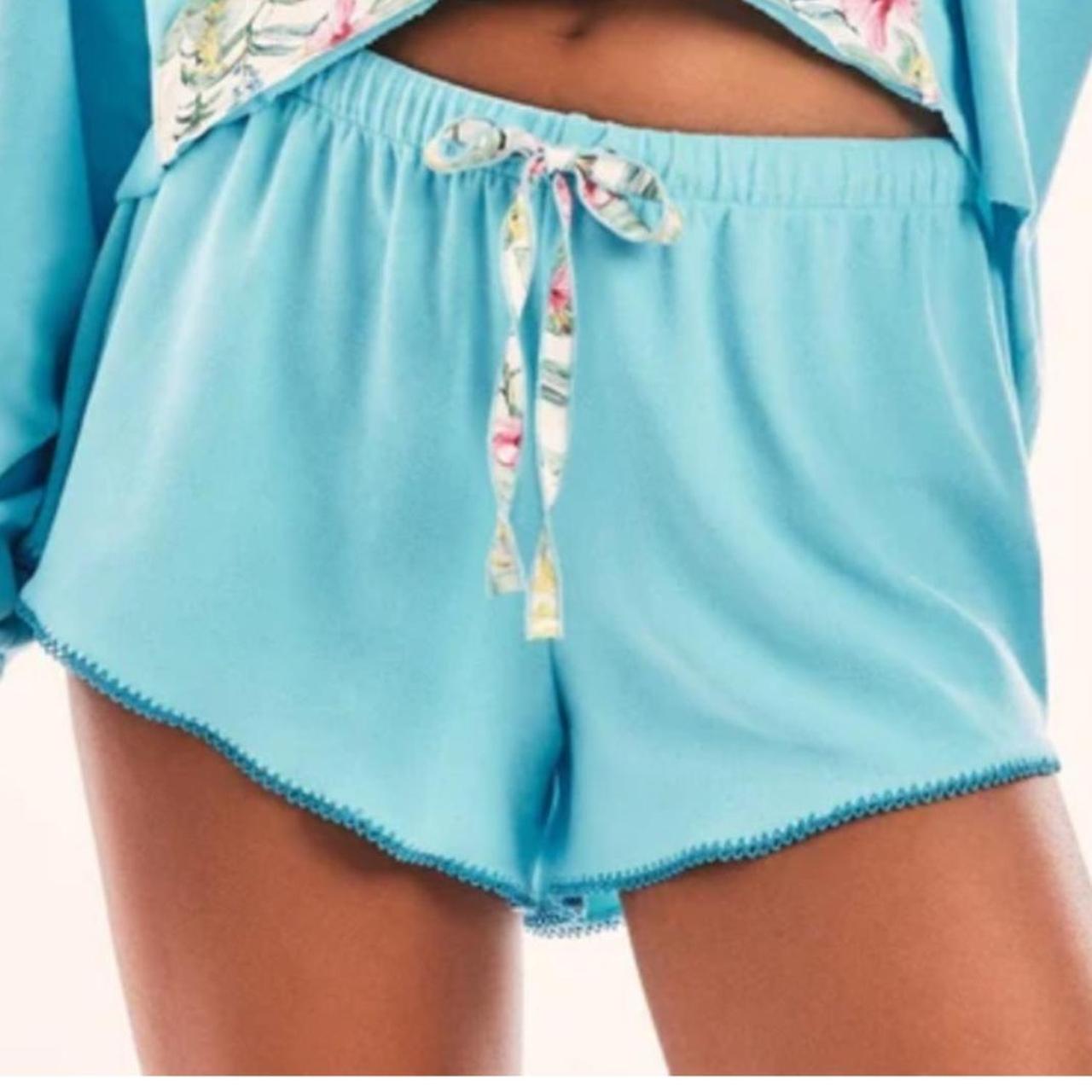 love shack fancy/ hurley collab shorts, worn a few... Depop