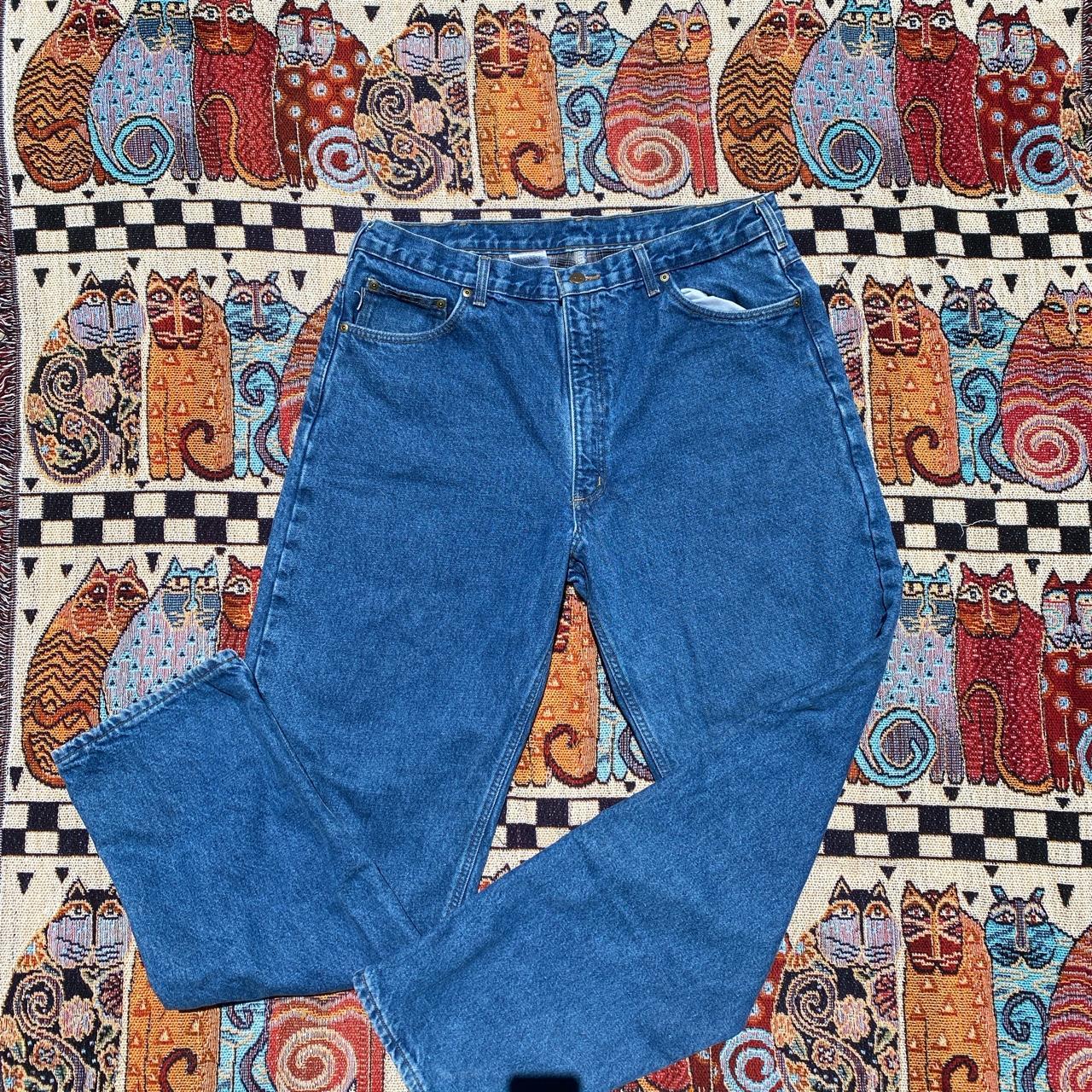 Carhartt Blanket Lined Jeans size 38/34 Depop