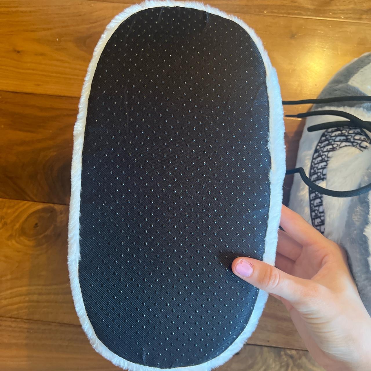 white dior slippers
