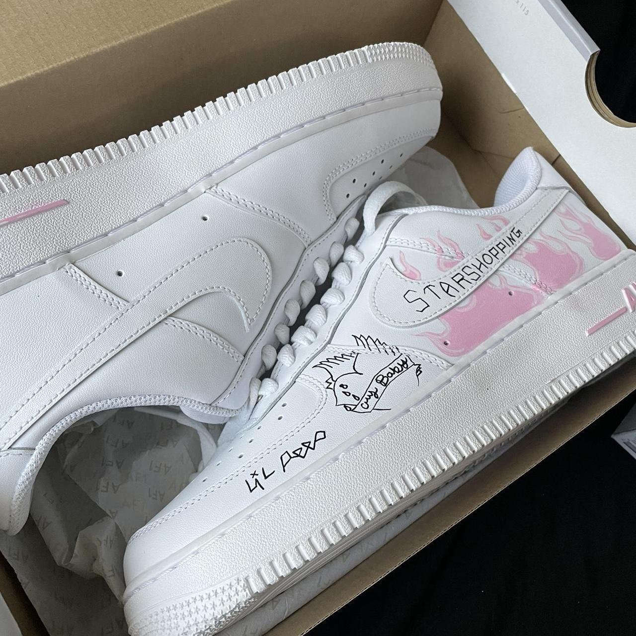 Lil peep Starshopping custom Air Force 1s hand