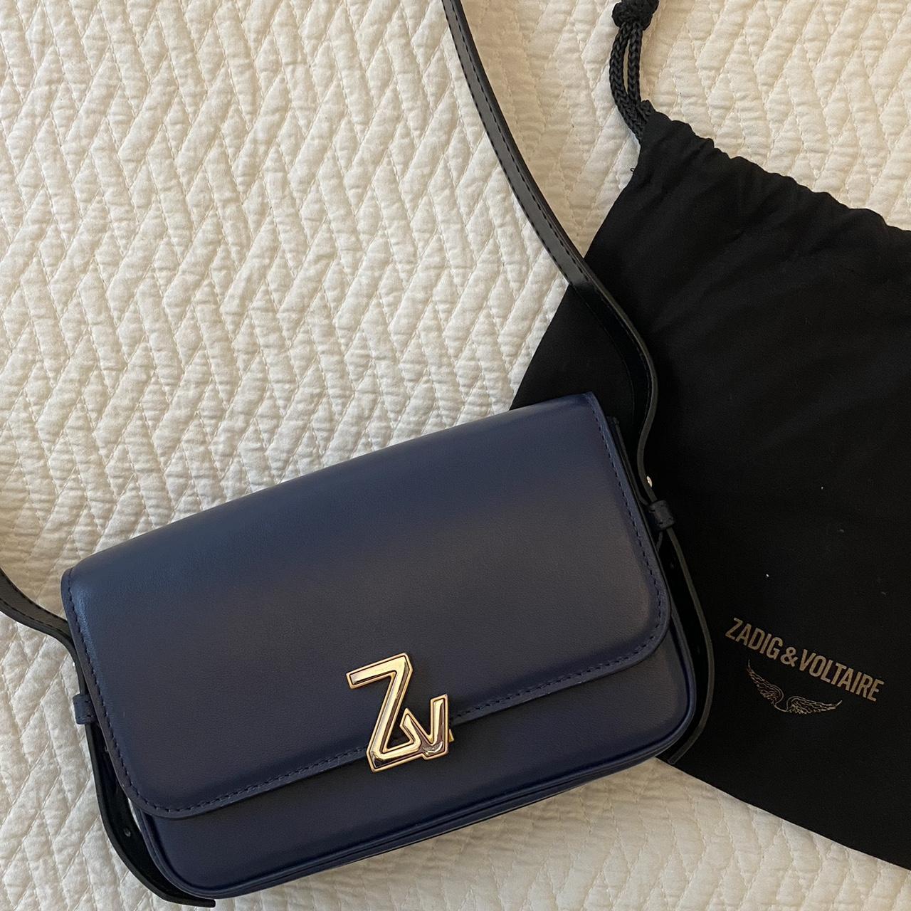 Zadig and Voltaire ZV Initiale Le Mini Bag. Navy | Depop Zadig and Voltaire ZV Initiale Le Mini Bag. Navy | Depop