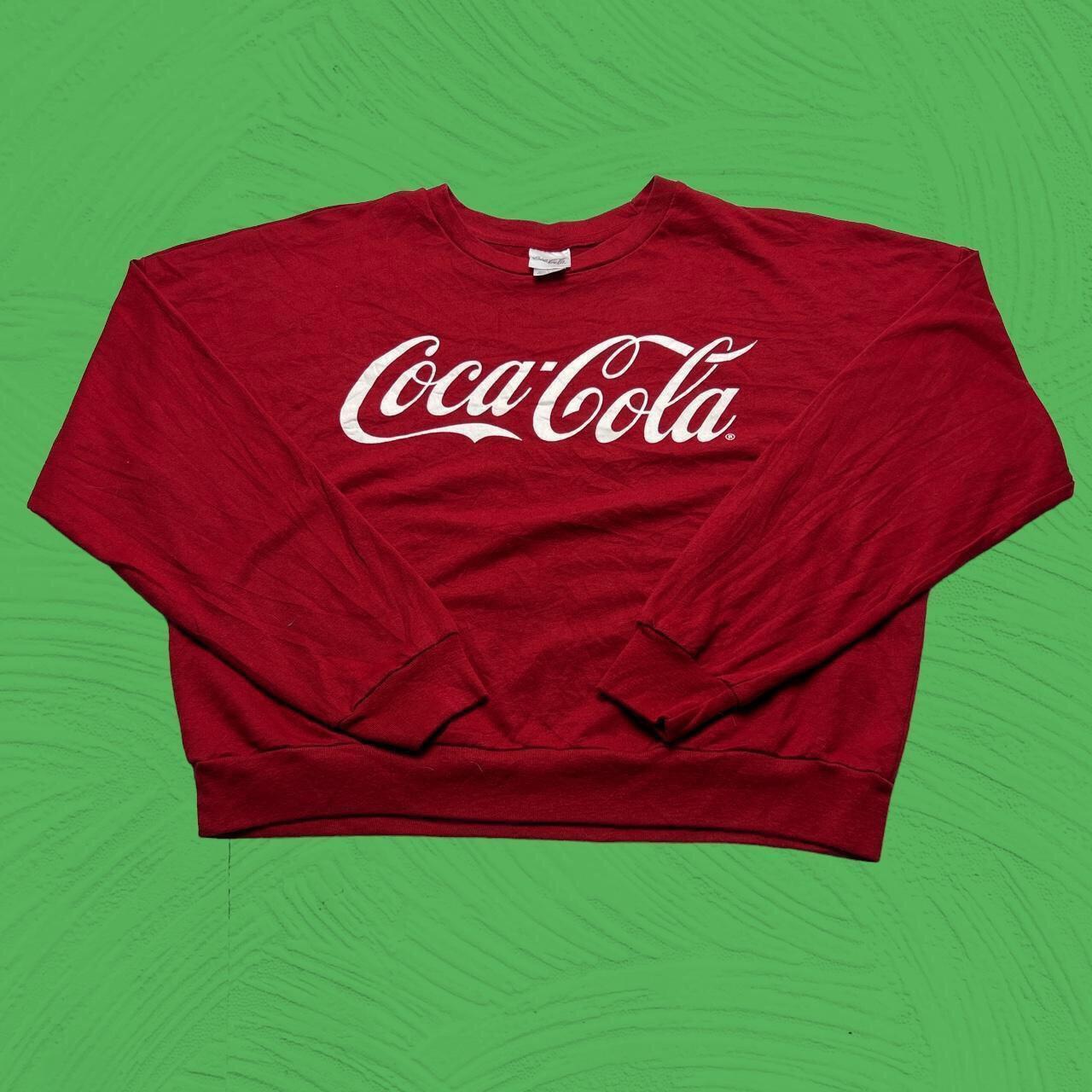 Coca cola best sale cropped sweatshirt