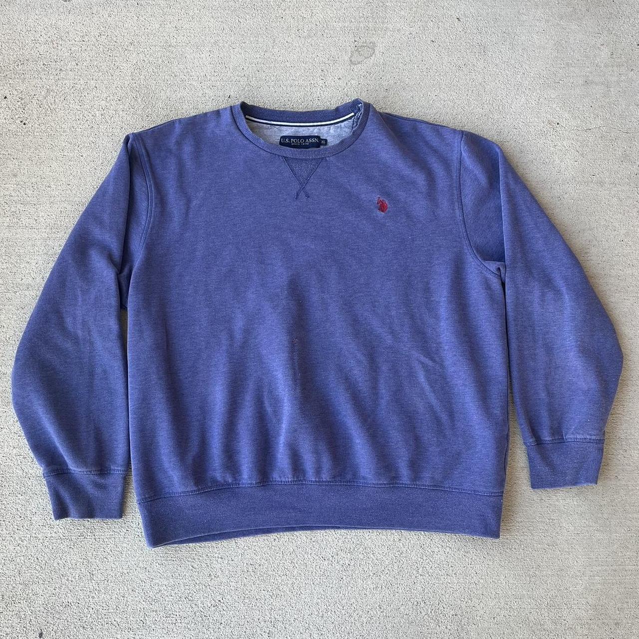 U.S. Polo Assn. Men's Purple Sweatshirt