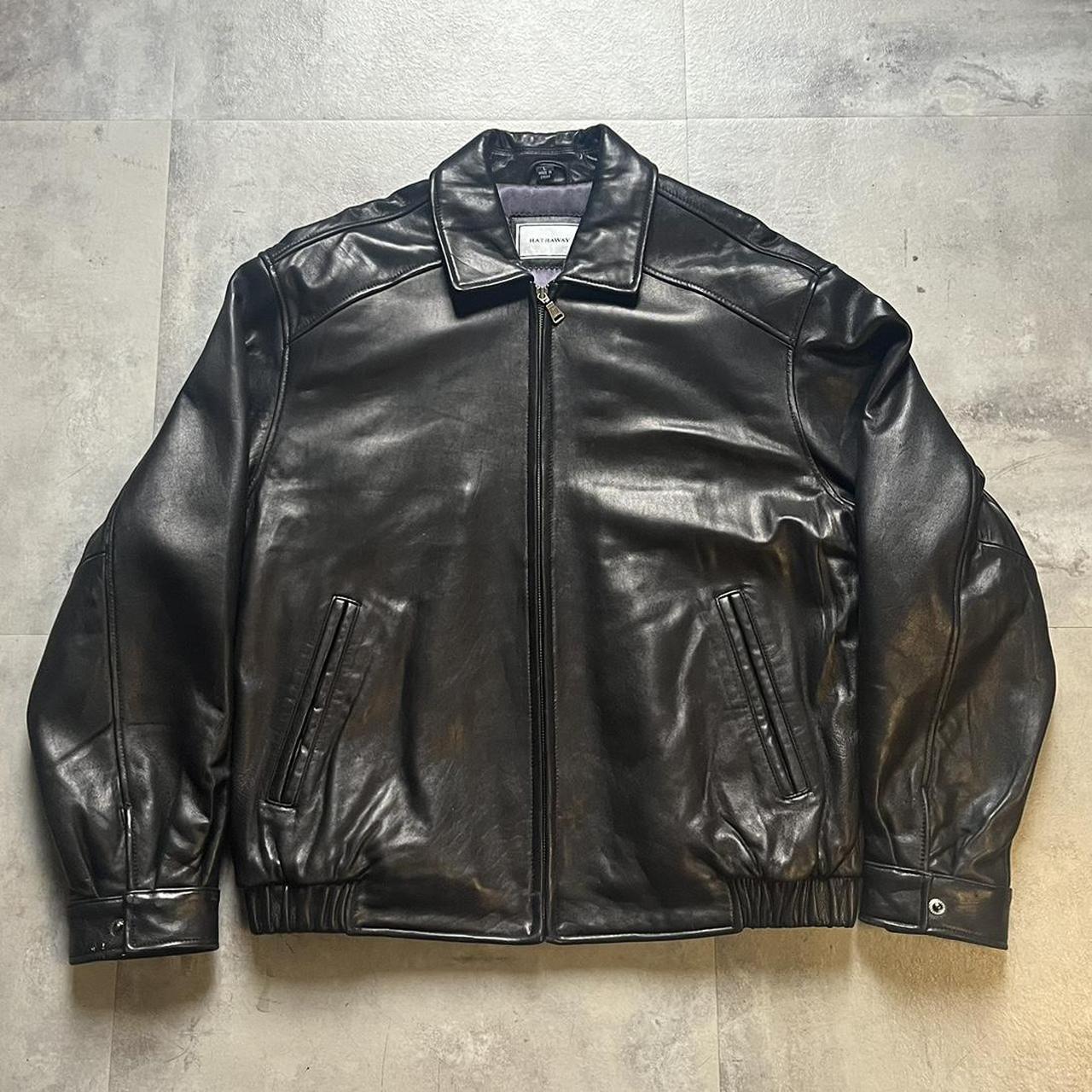 Hathaway Men's Black Jacket | Depop