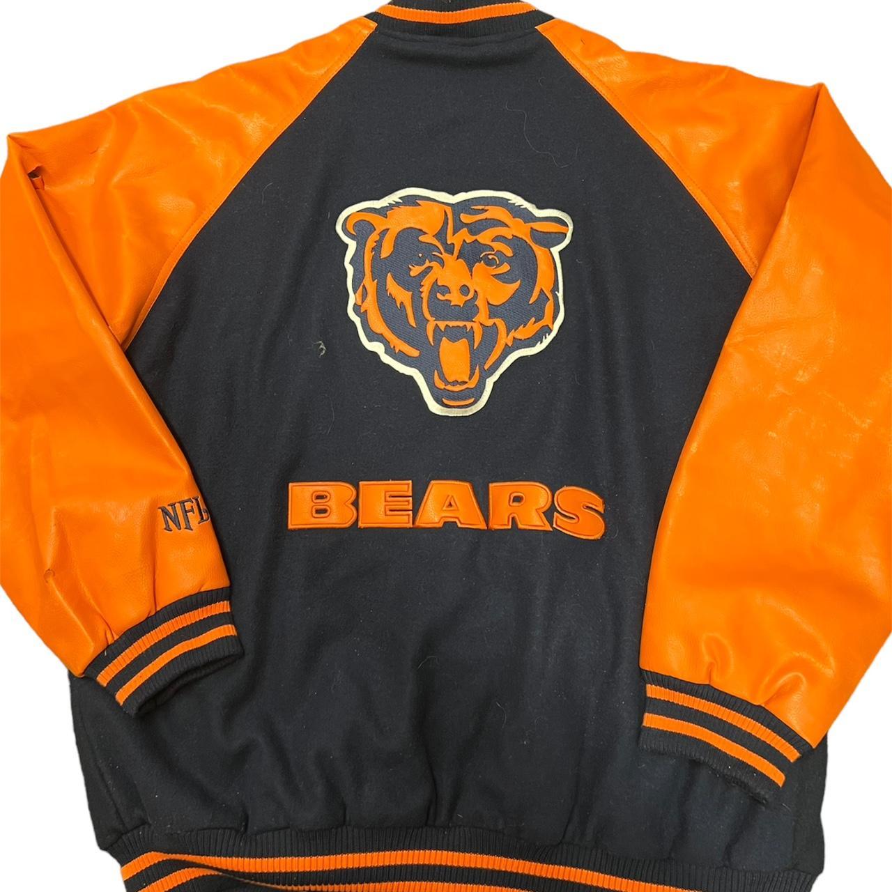 Vintage Chicago Bears Puffer Jacket Preowned Mens - Depop