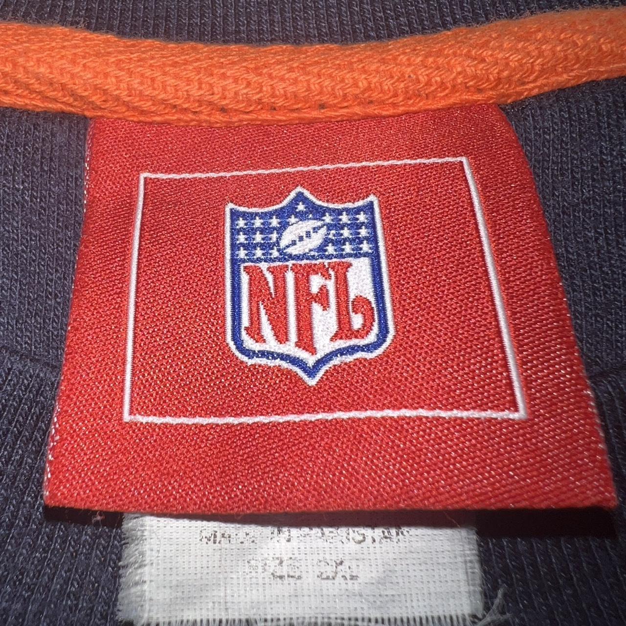 Vintage Bears Navy and orange T Shirt. NFL Football - Depop