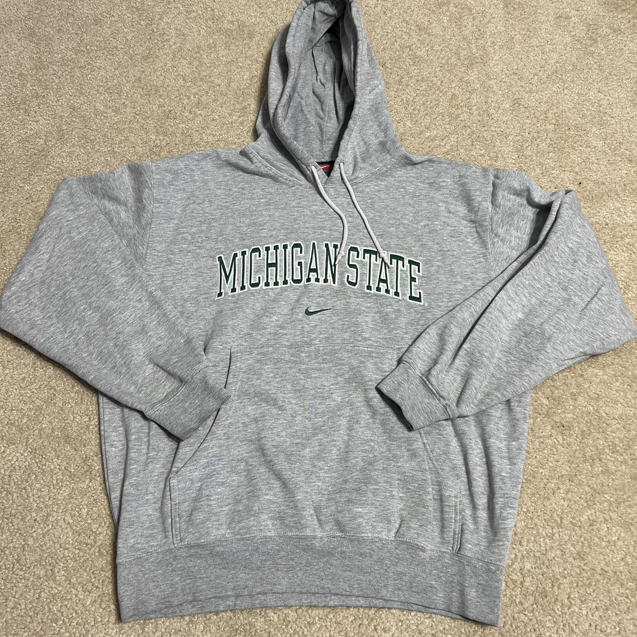 Vintage Nike Center Swoosh Michigan State Men’s - Depop