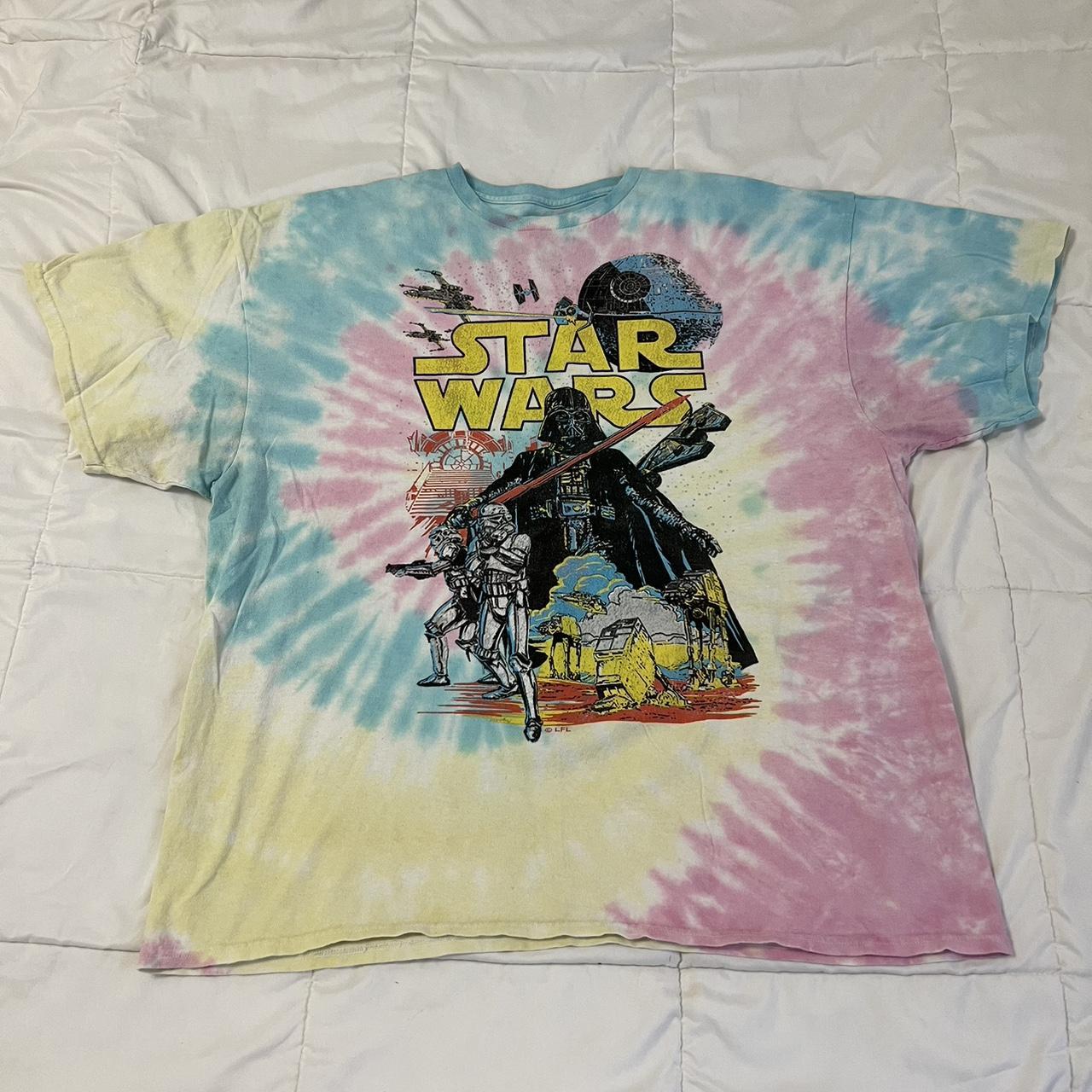 yoda tie dye shirt