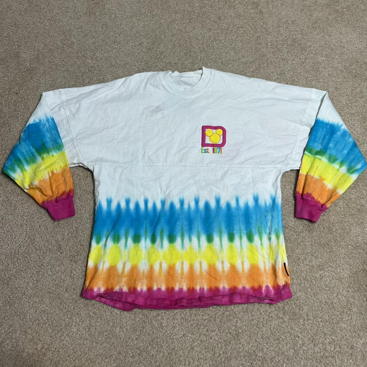 Outlet Disney spirit jersey dip dye pineapple