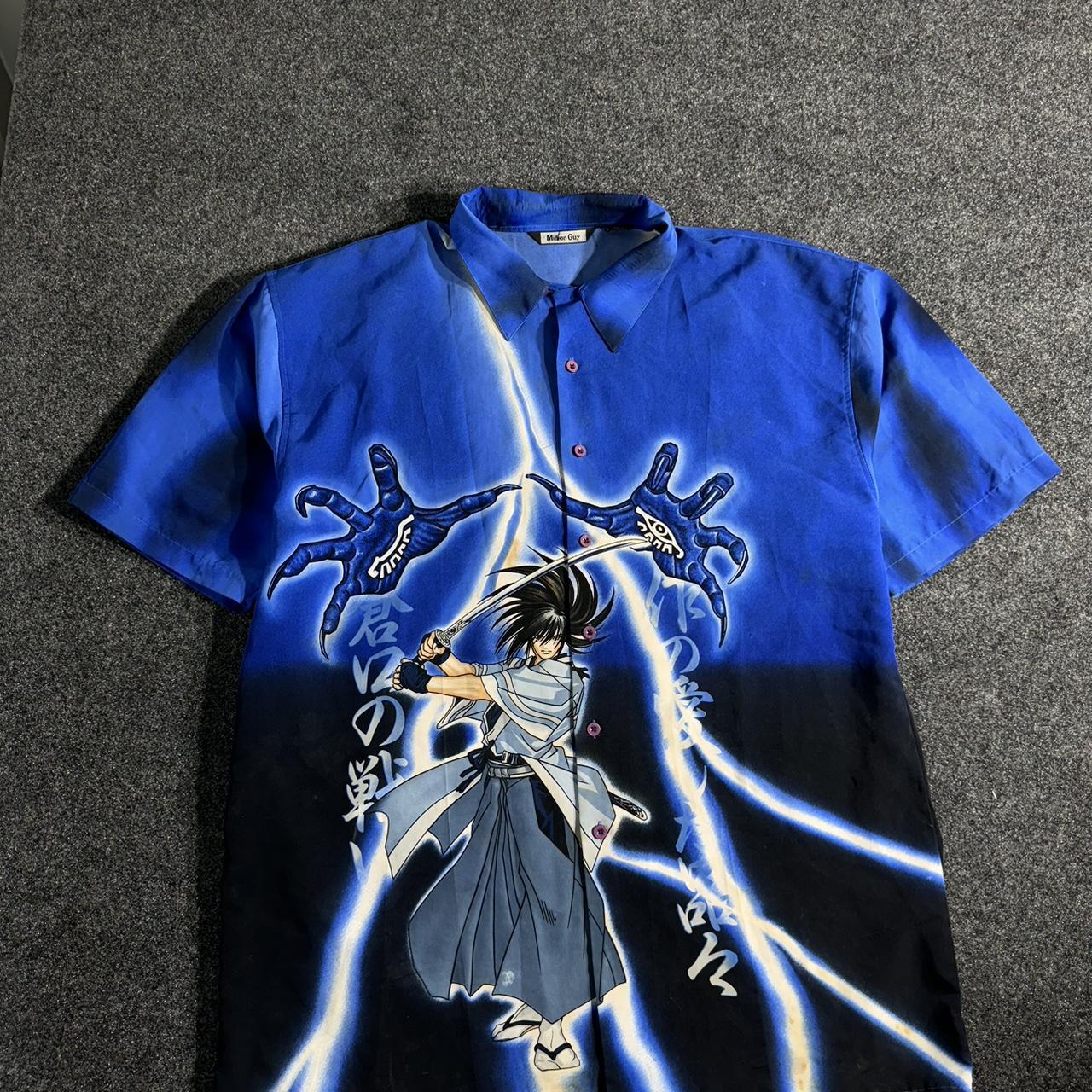 Vintage Samurai Shodown Seishiro Kuki AOP Shirt Size | Depop