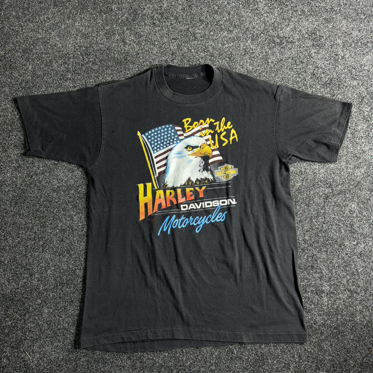 Harley Davidson Rare 80s Eagle cheapest Shirt