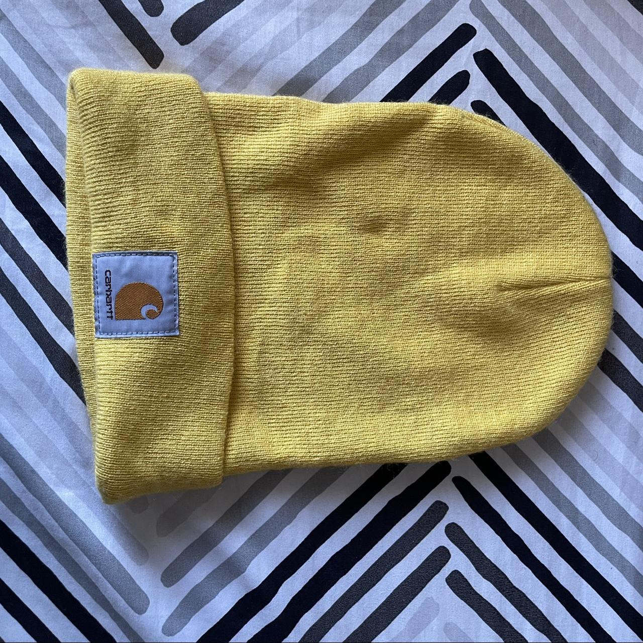 Yellow carhartt beanie Great condition the color. Depop