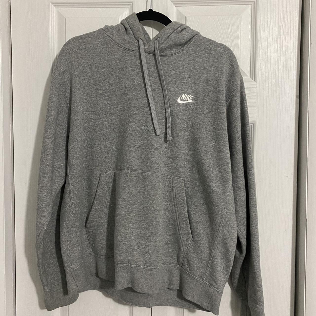 mens nike gray hoodie