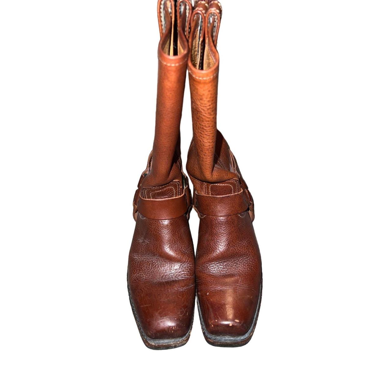 frye leather high shaft boots