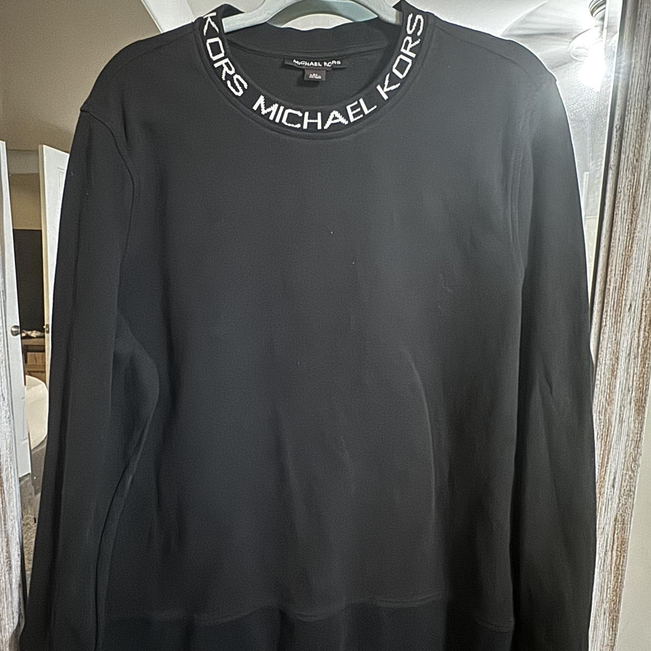 Michael kors mens sweater in black