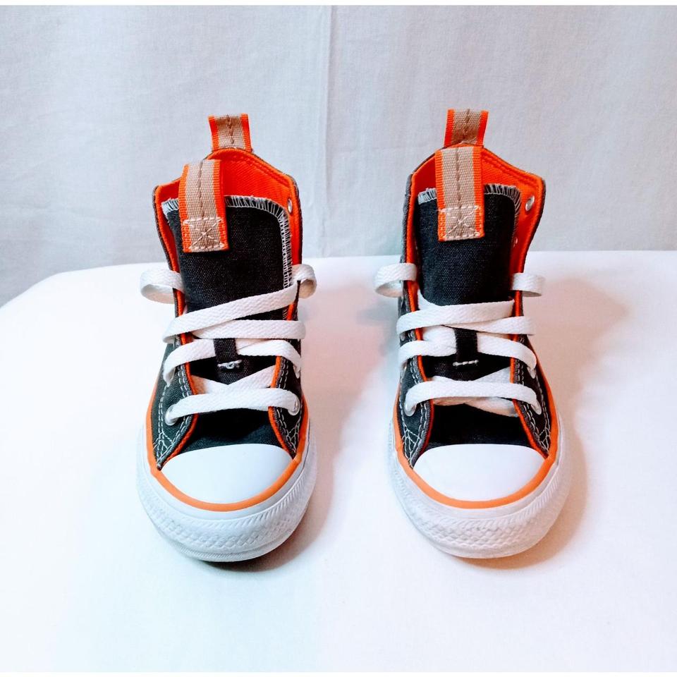 Orange converse clearance for kids