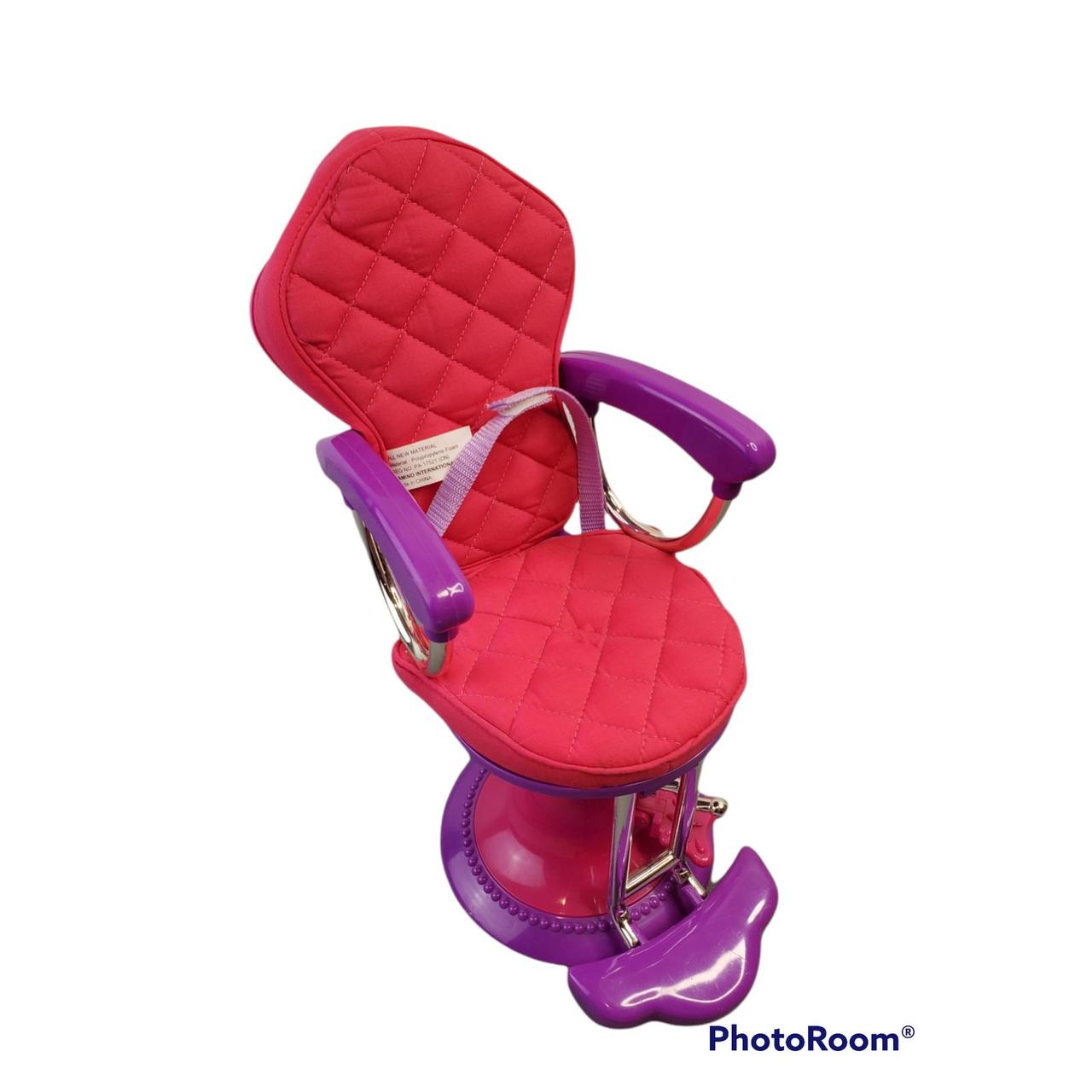 Salon Chair 18" Doll Toy Good preowned... Depop