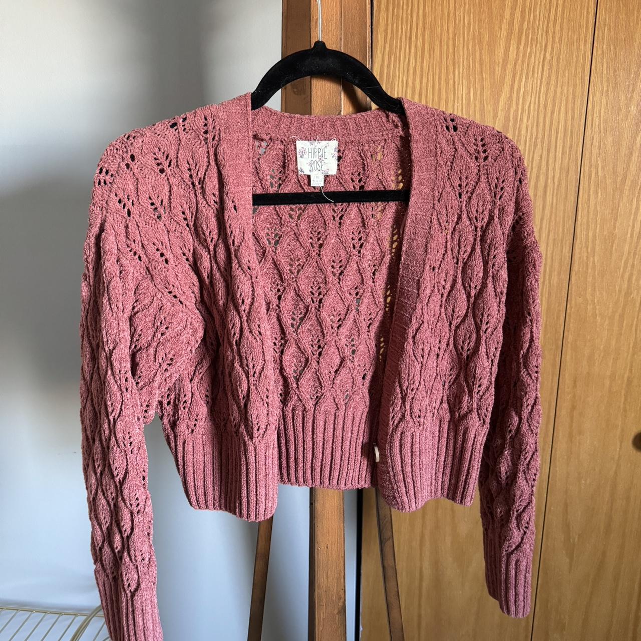 Hippie deals rose cardigan