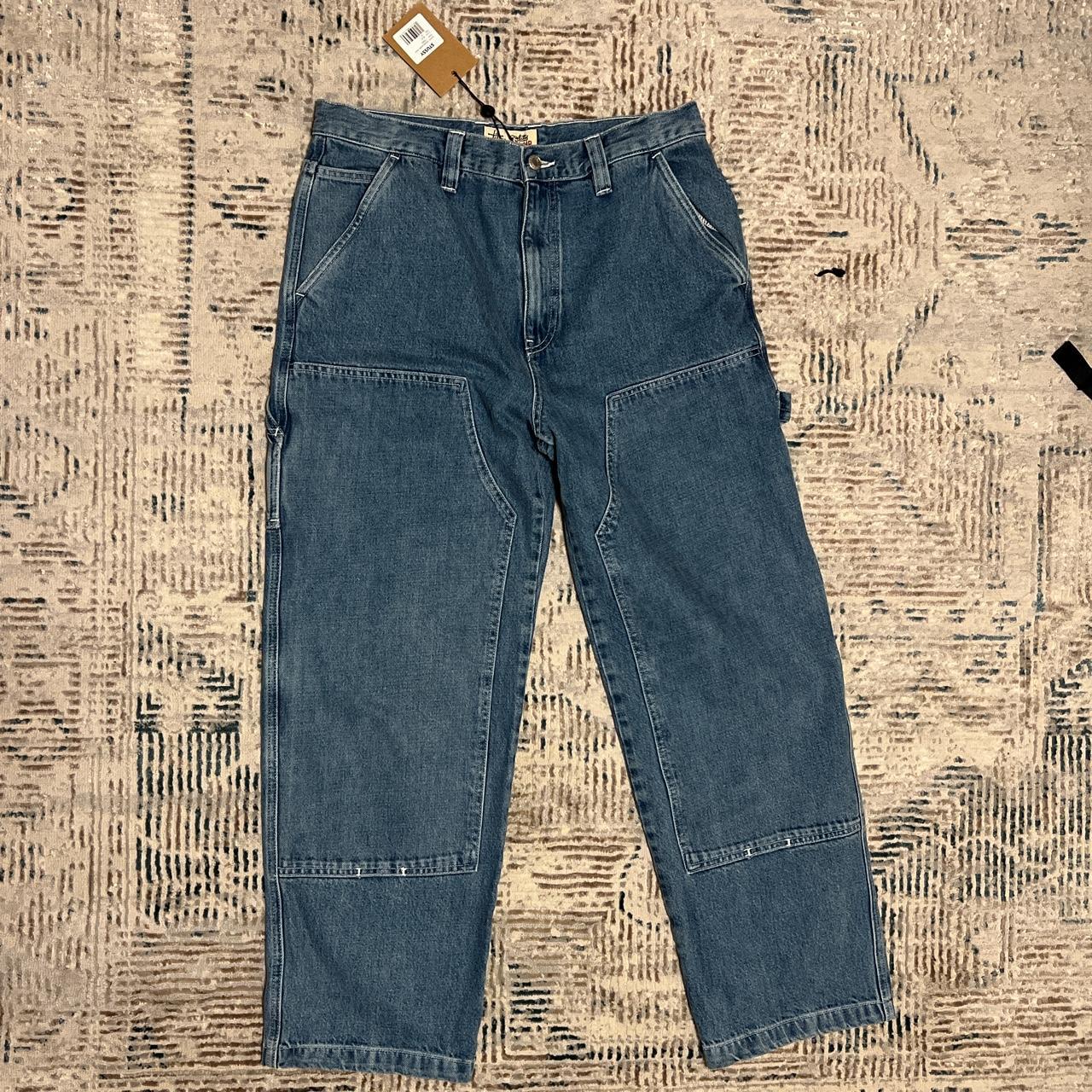 Stussy Double Knee Denim Brand new Size 32 - Depop