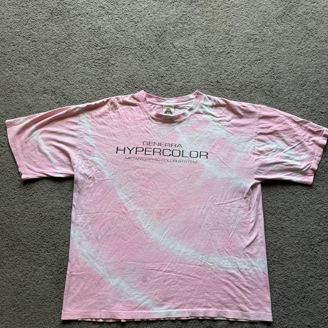 Vintage Hypercolor tie dye Couple stains