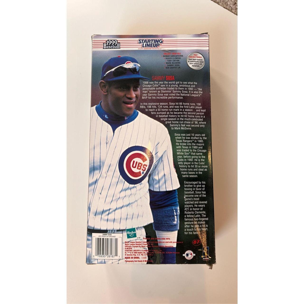 1999 Sammy Sosa Game Worn Chicago Cubs Jersey.  Baseball