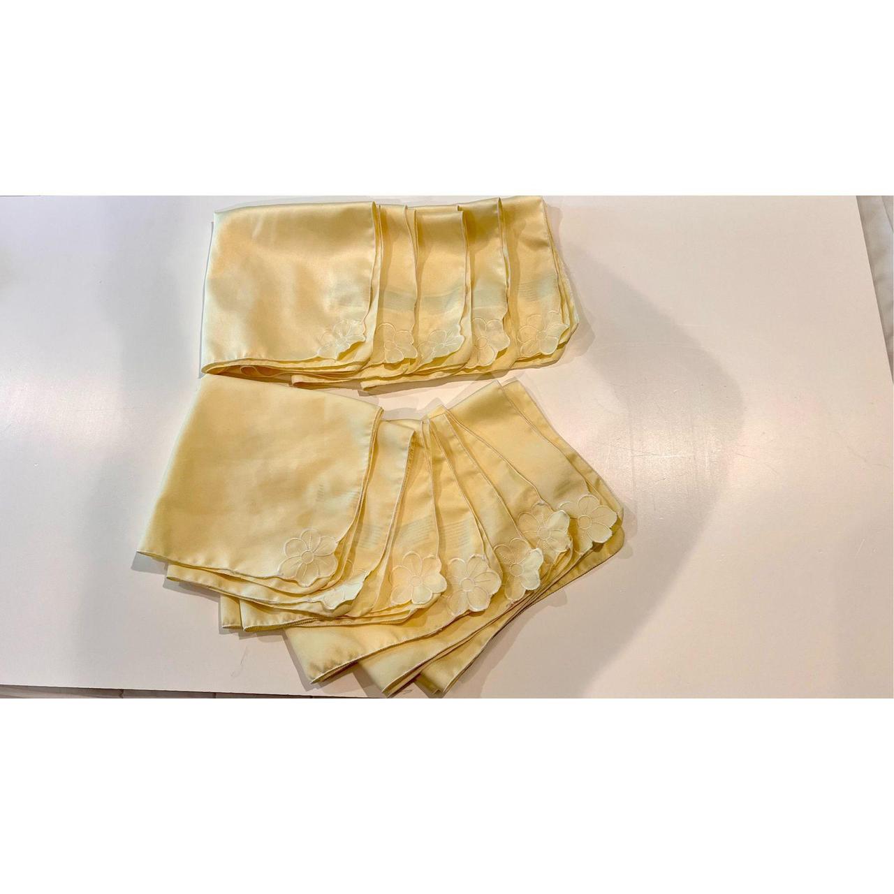 Yellow Ruffle Napkins