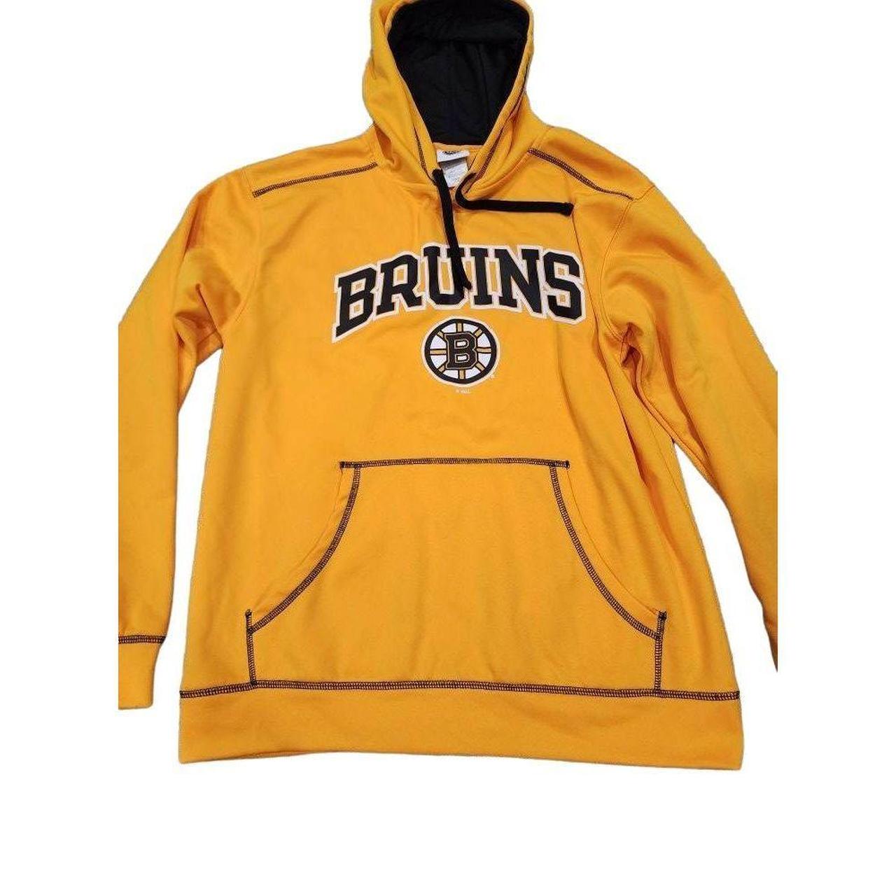 NHL Mens Boston Bruins Hoodie Sweatshirt Long Sleeve - Depop