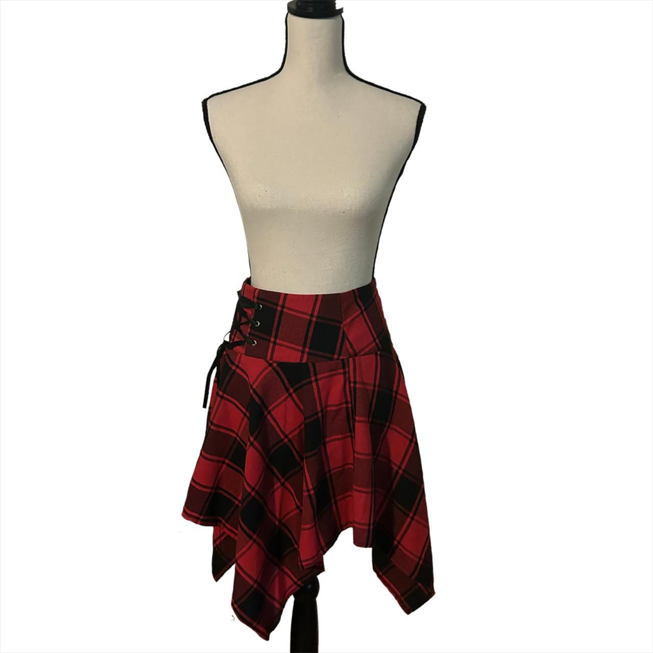 ❤️🖤Asymmetrical Flannel Skirt by Shein❤️🖤, This