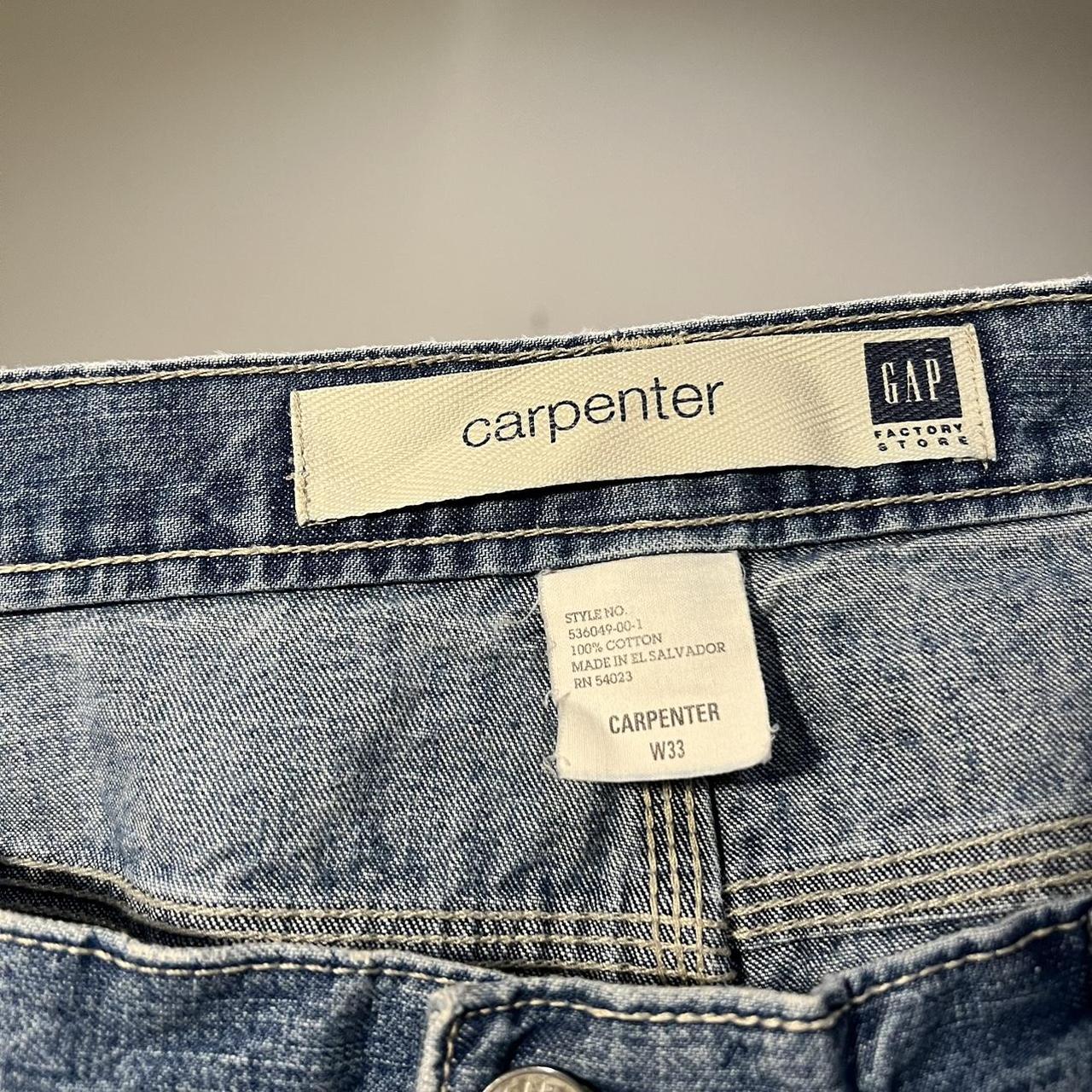 Y2K Gap Carpenter Jorts Size 33” | Inseam 10” In... - Depop