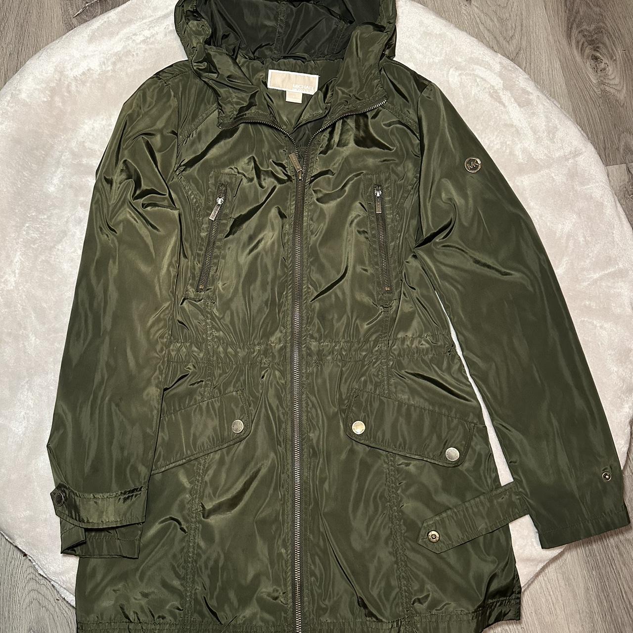 Olive green clearance michael kors jacket