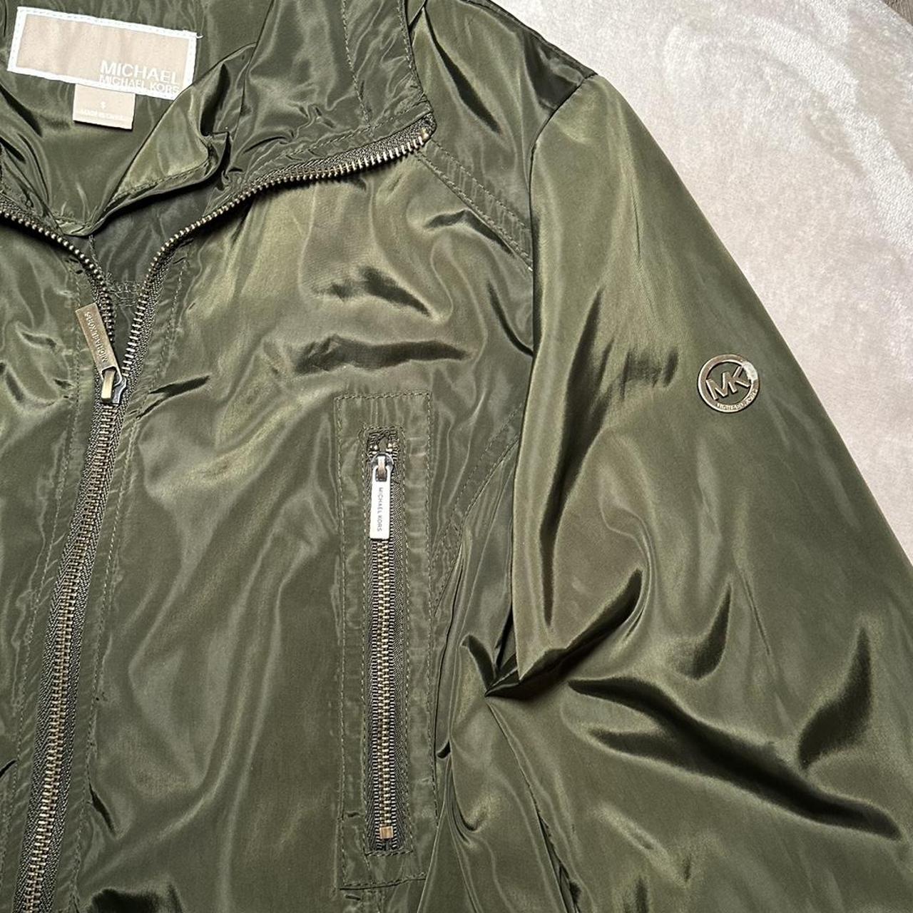 Michael Kors Olive green lightweight jacket Depop