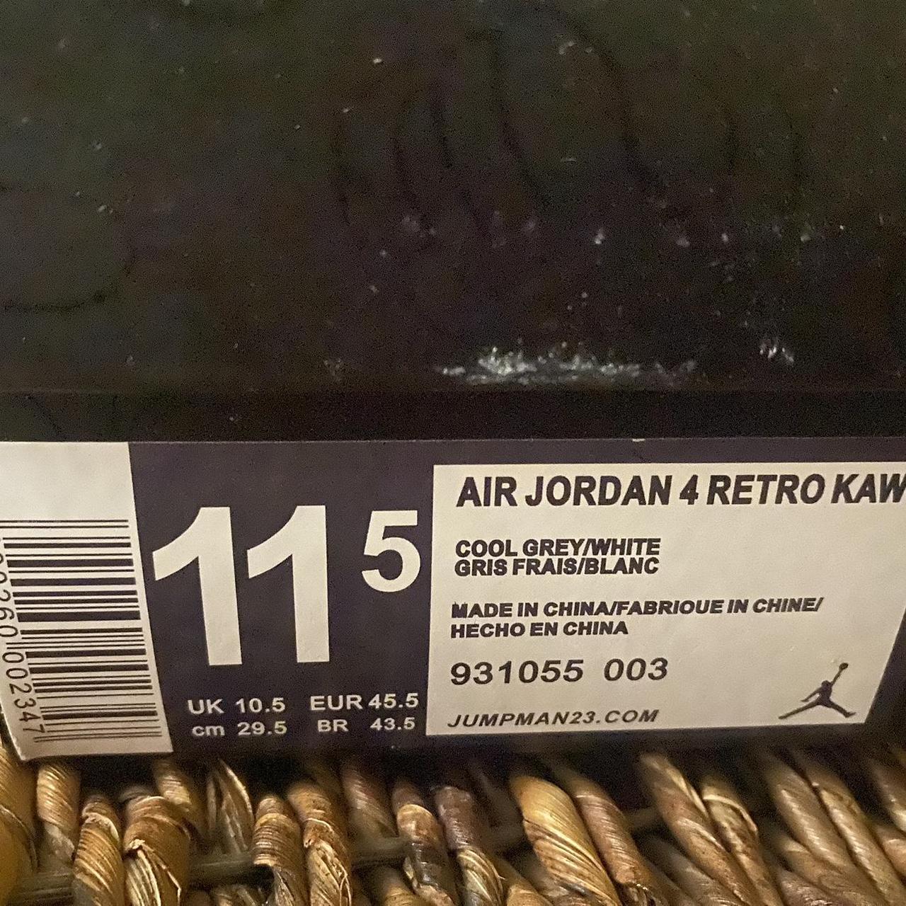 Air Jordan cool grey Lightly worn Depop