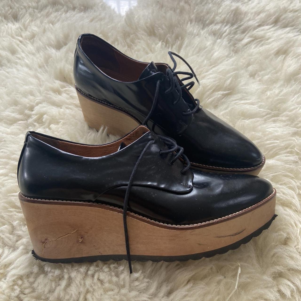 Whistles formal platform loafer shoes with pointed... Depop