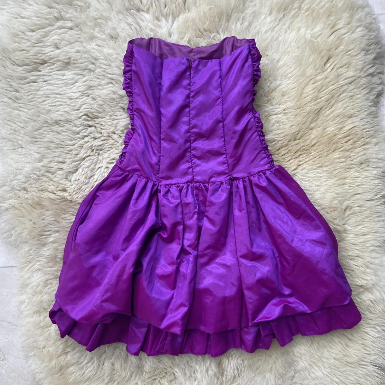 Gorgeous mermaid purple poofy marshmallow dress... - Depop