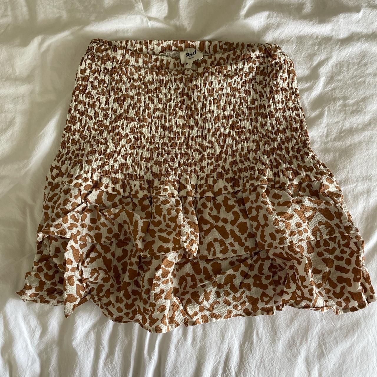 Leopard print skirt seed best sale