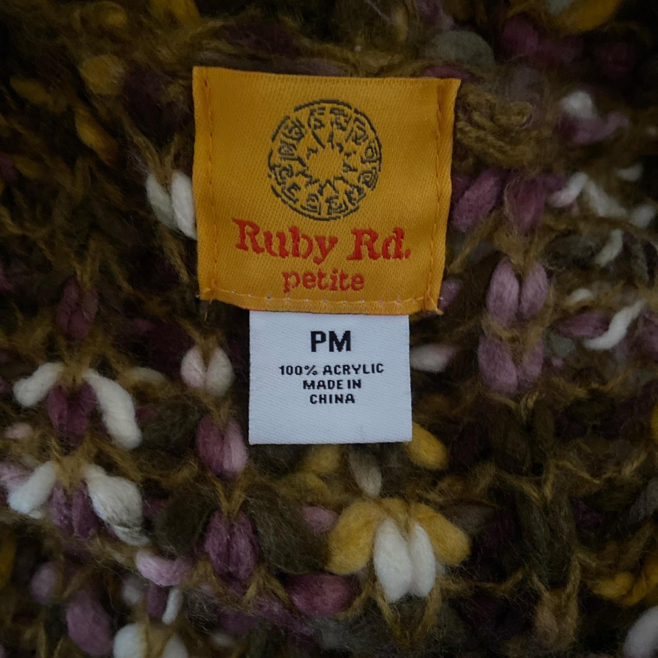 Ruby Rd. Women's Cardigan - Multi/Brown - M – Rub… - image 5