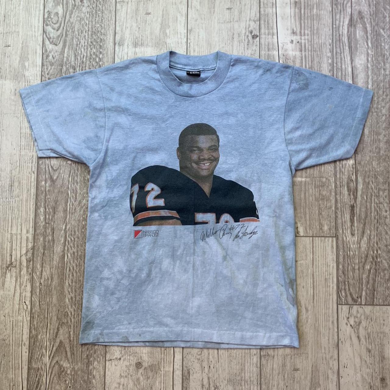 William The Fridge Perry Chicago Bears Vintage Shirt Large