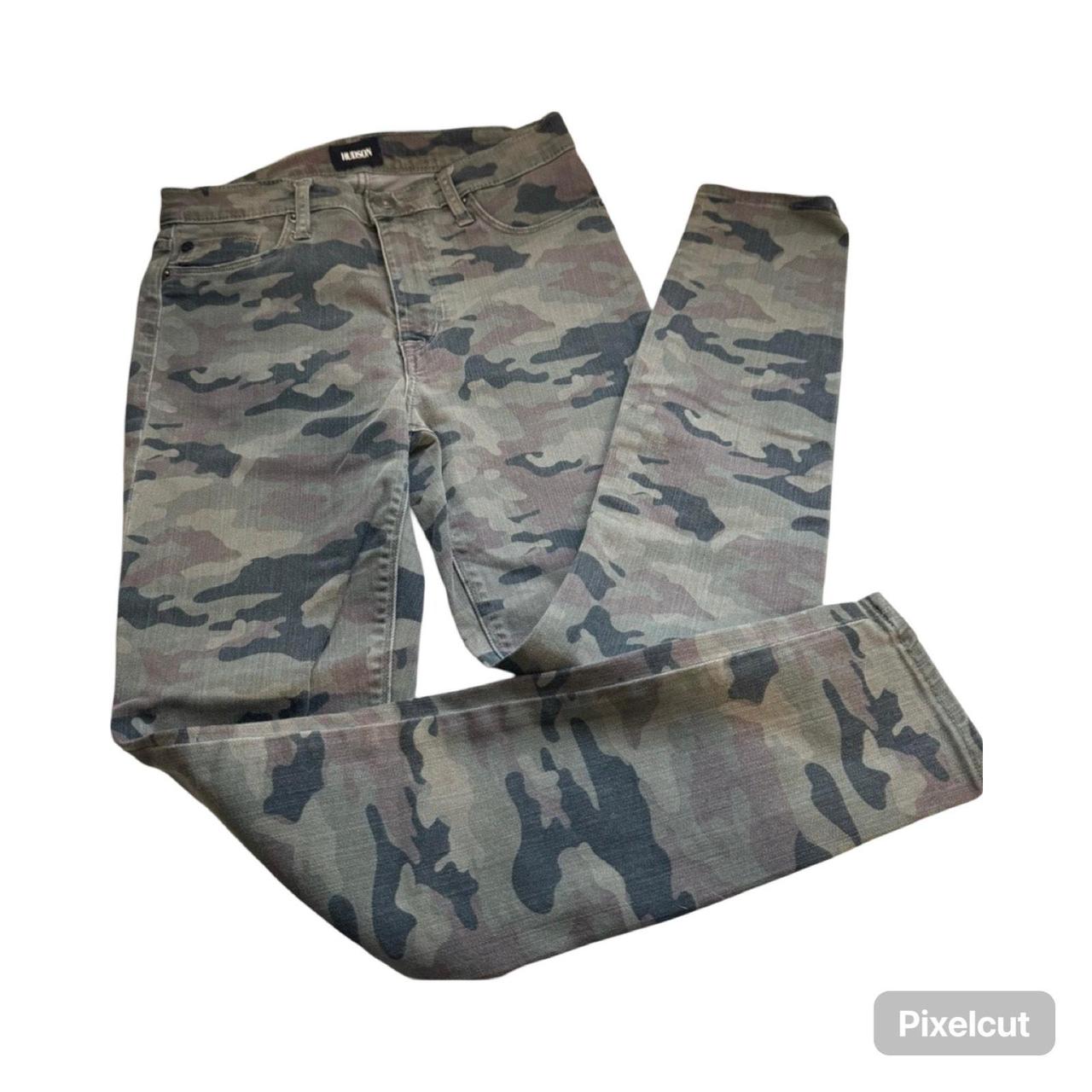 Hudson Barbara high waist factory skinny in camo