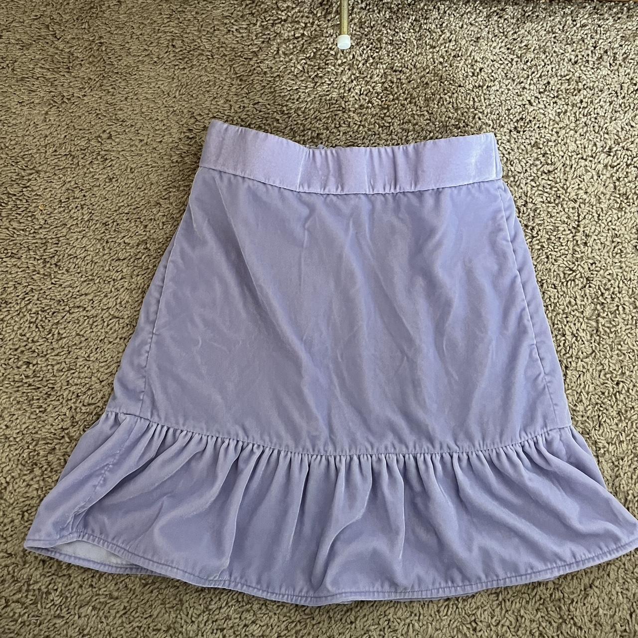 J.Crew Women's Purple Skirt (3)
