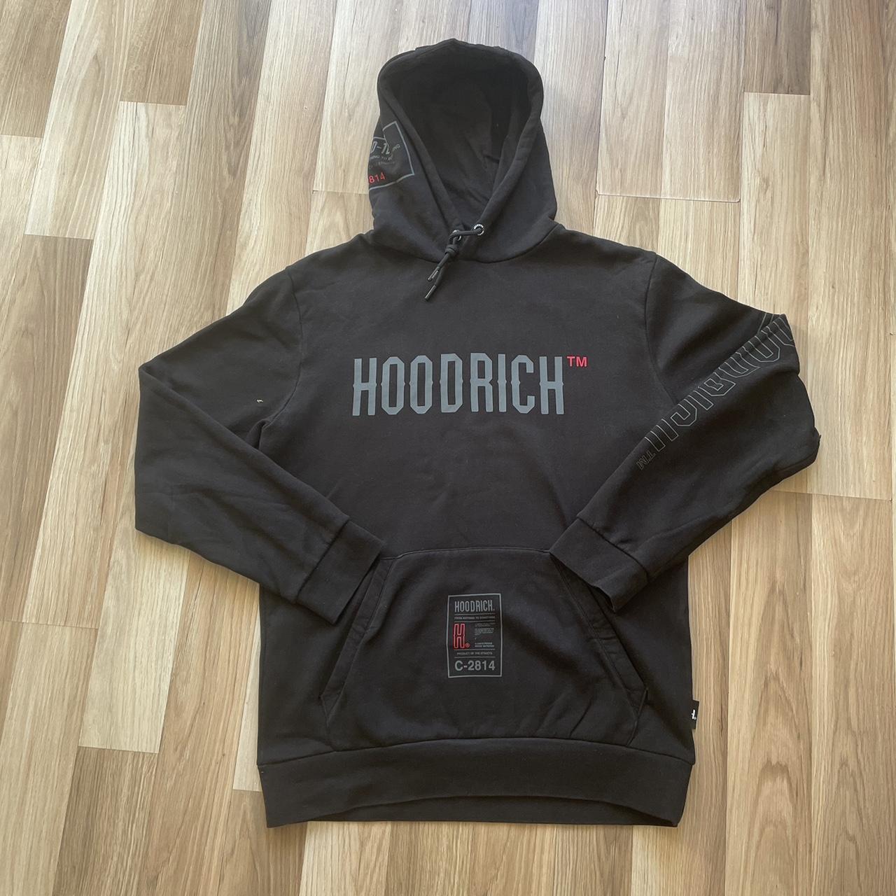 Hoodrich Men's Black Hoodie | Depop