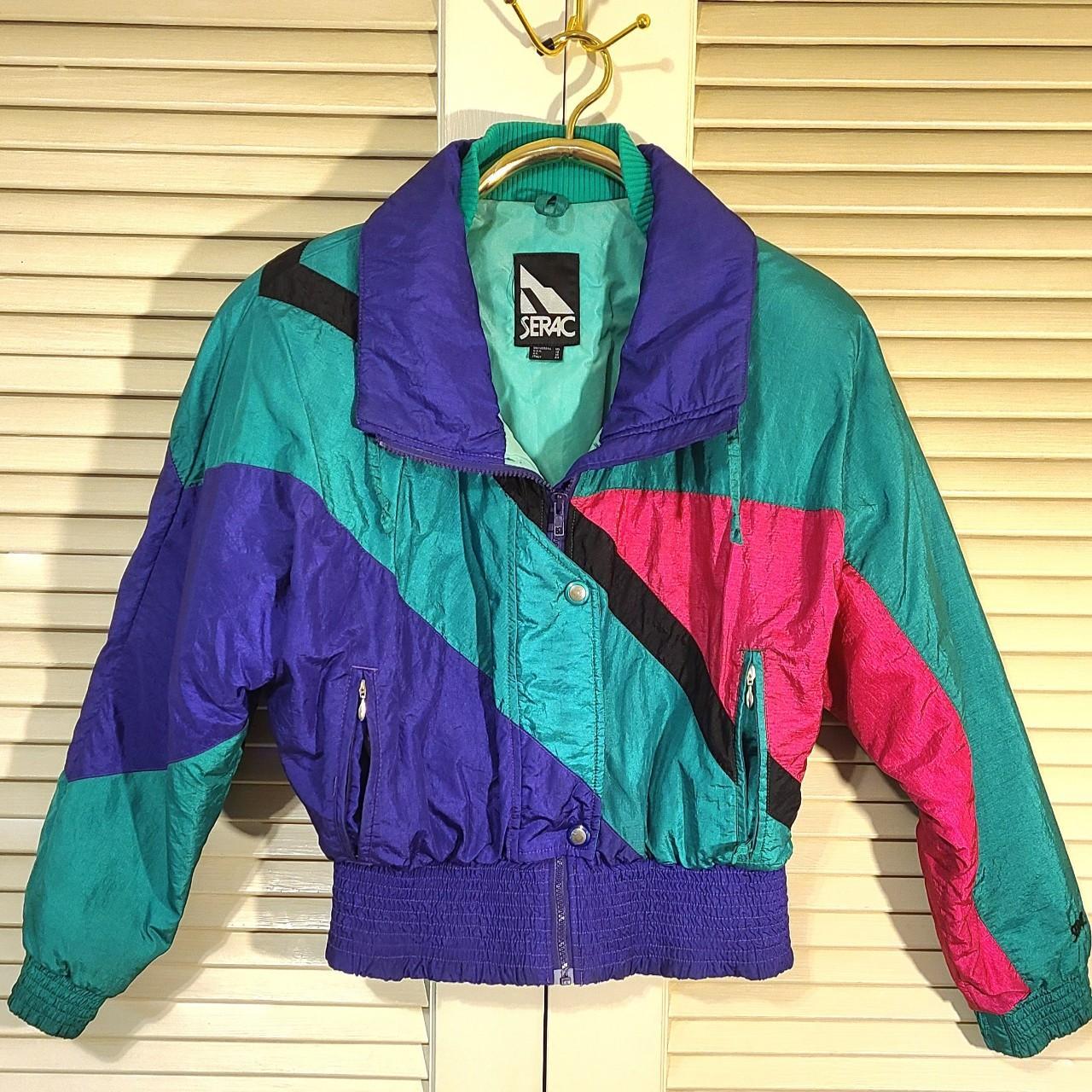 Vintage 90s Serac Ski Jacket, Green Depop