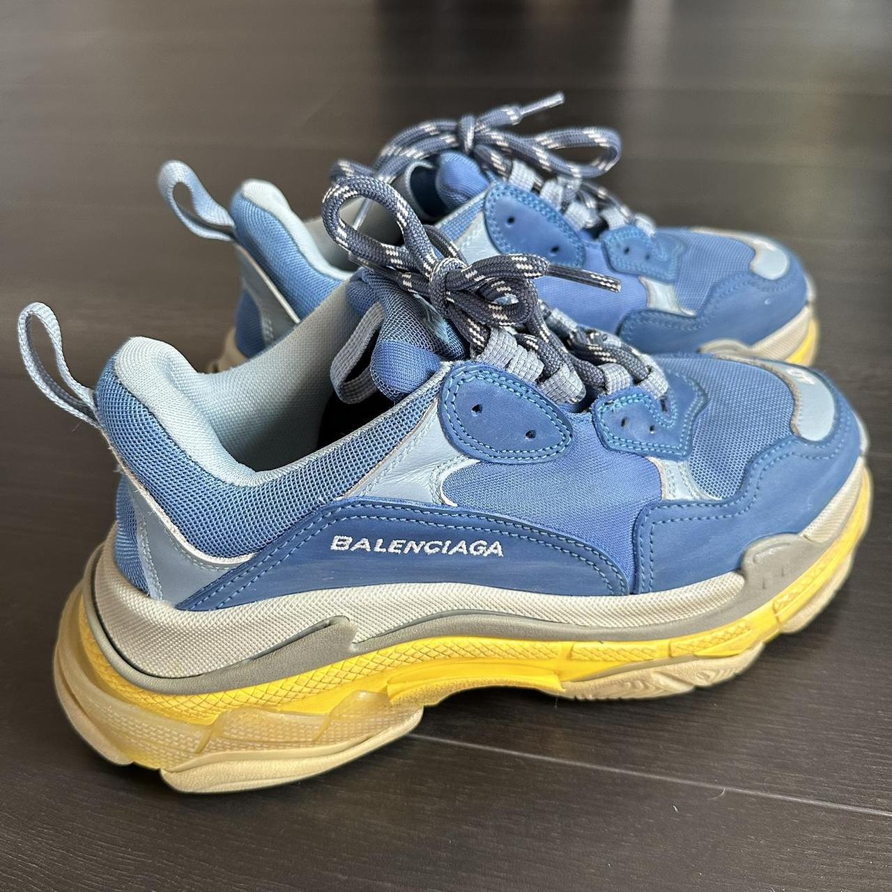 Balenciaga triple s blue yellow online