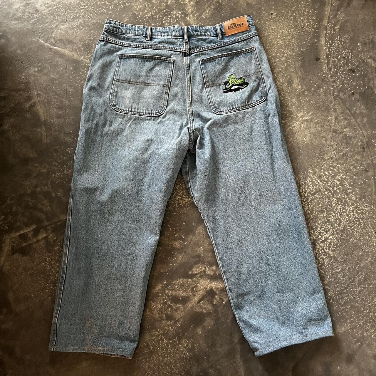 Butter Goods Selector Denim pants. Light wash rinse,... Depop