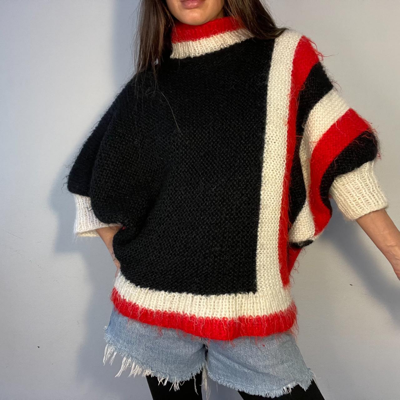 Vintage Mohair Hand knitted 80's Jumper