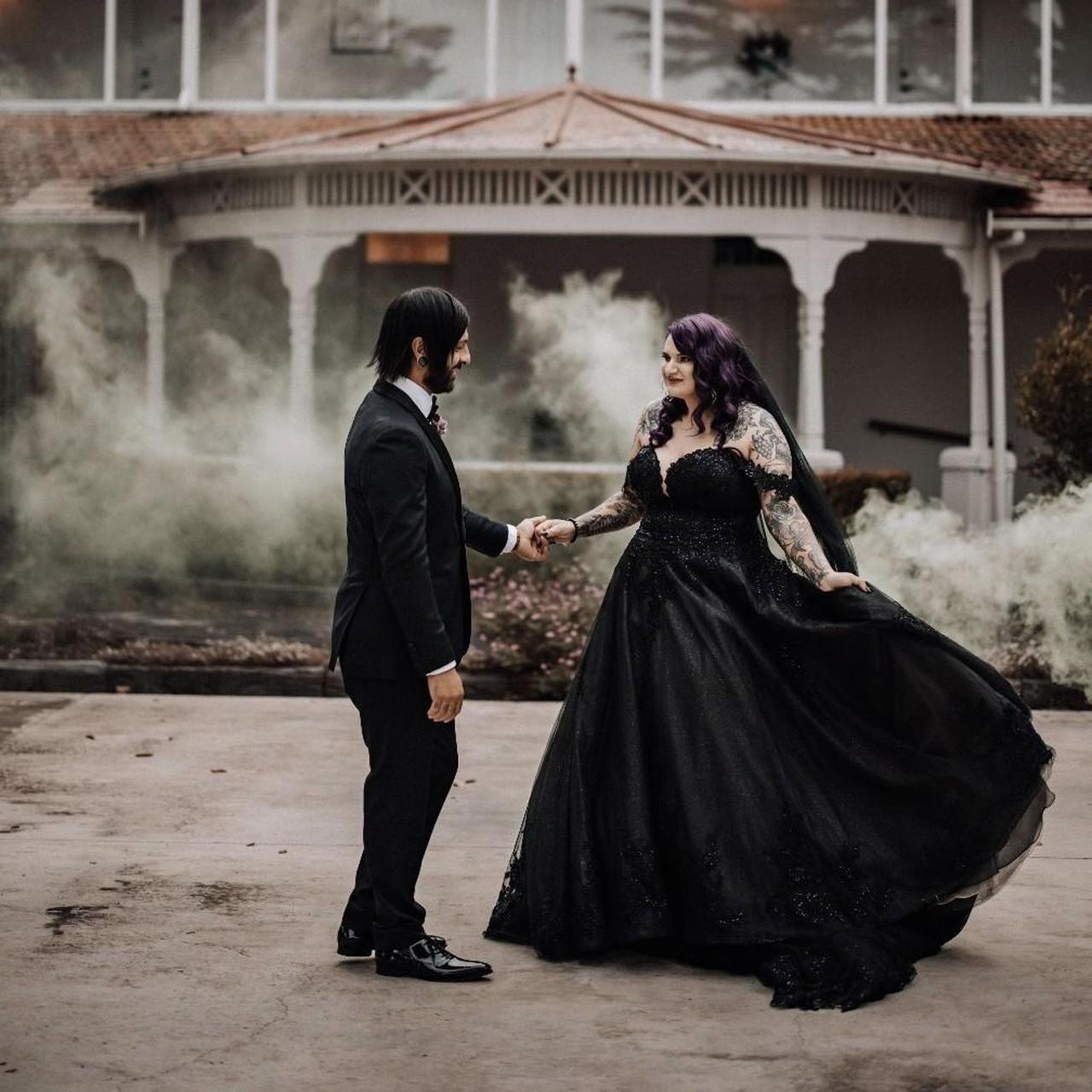 Sophia Tolli Black Rebeckah wedding gown Dress Depop