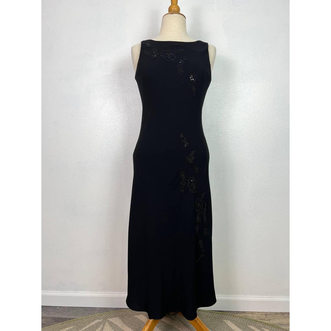 Jones New York Women's Black Dress | Depop