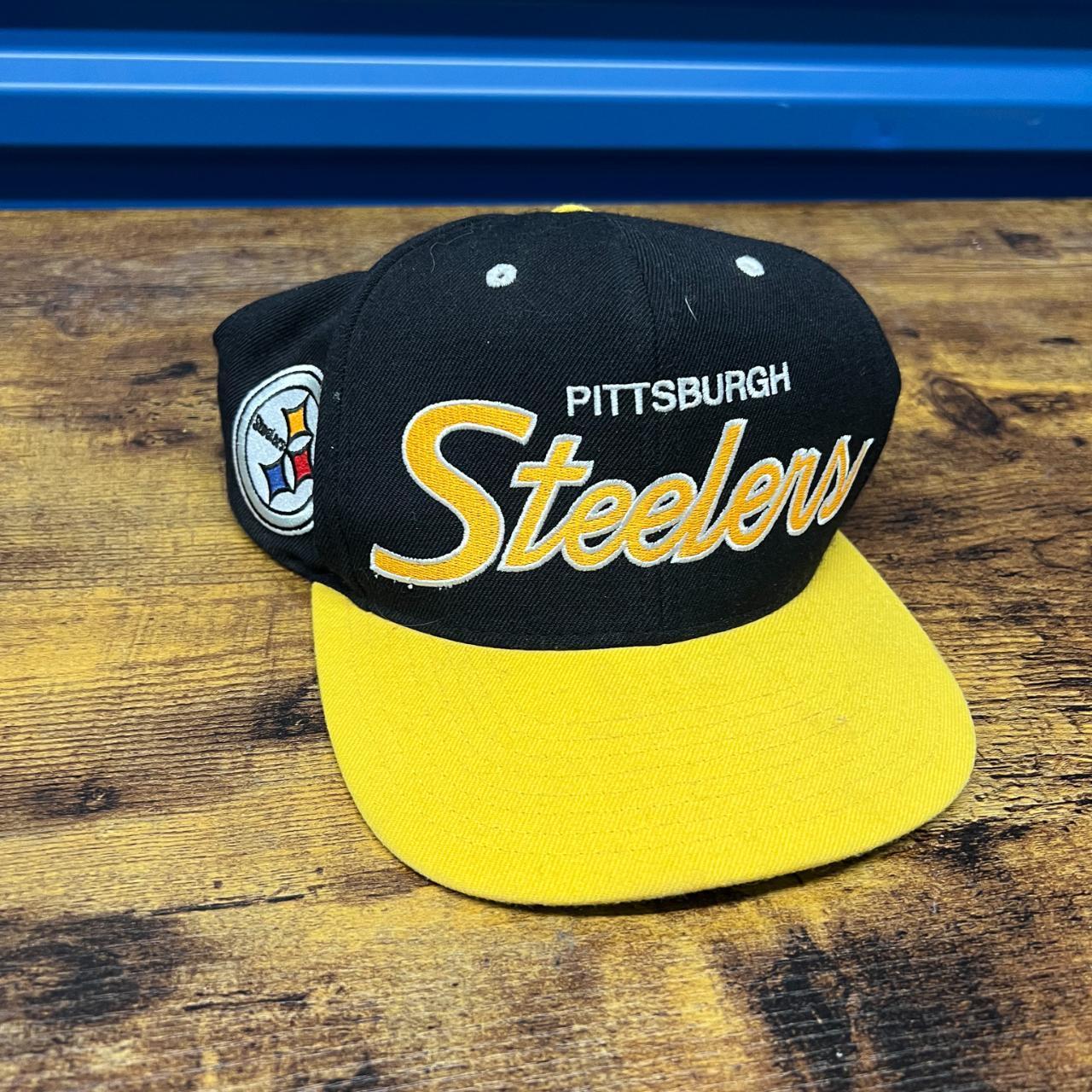 Mitchell & Ness Pittsburgh Steelers Snapback Hat - Depop