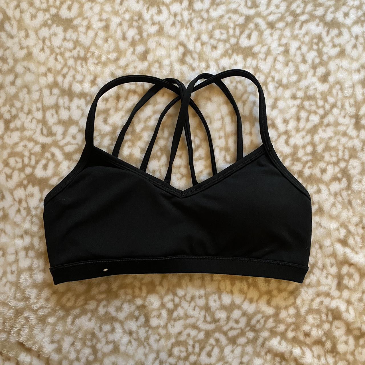 Strappy Sports Bra straps cross in front super... Depop