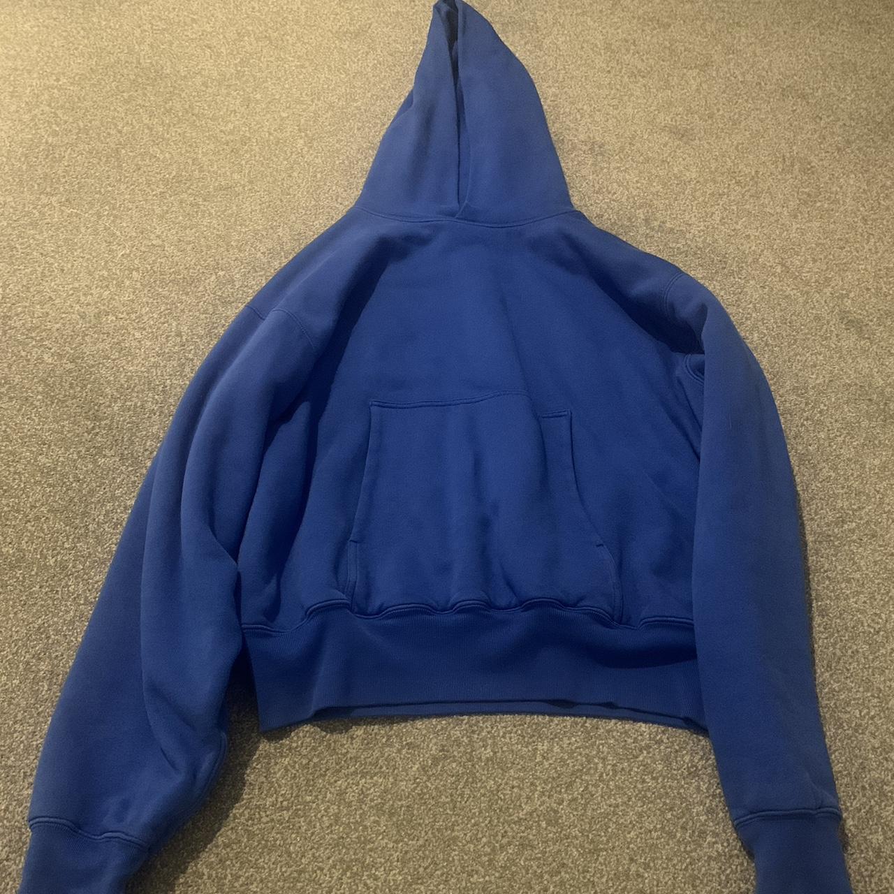 Yeezy GAP Hoodie Blue Worn a few... - Depop