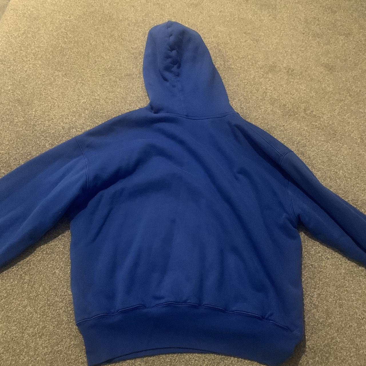 Yeezy GAP Hoodie Blue Worn a few... - Depop